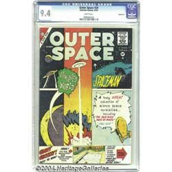 Outer Space #24 Bethlehem pedigree (Charlton, 1959) CGC NM 9.4 White pages.