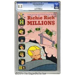 Richie Rich Millions #4 File Copy (Harvey, 1963) CGC VF+ 8.5 Off-white to white pages.