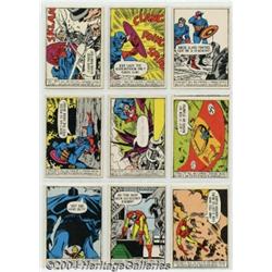 Donruss Marvel Superhero Cards and Philadelphia Chewing Gum Company Superhero Stickers Group (1966-6