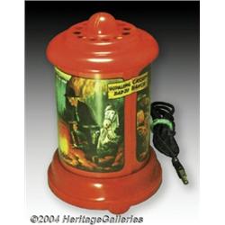 Hopalong Cassidy Revolving Roto-Vue Lamp (Econolite, circa 1950).