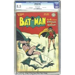 Batman #39 (DC, 1947) CGC VF+ 8.5 Off-white pages.