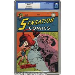 Sensation Comics #55 (DC, 1946) CGC NM 9.4 Cream to off-white pages.