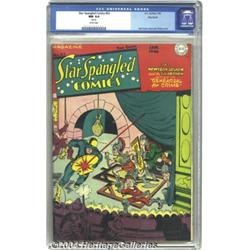 Star Spangled Comics #52 Big Apple pedigree (DC, 1946) CGC NM 9.4 White pages.