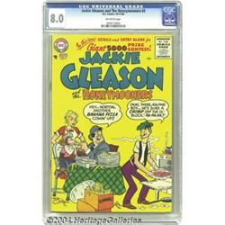 Jackie Gleason and the Honeymooners #3 (DC, 1956) CGC VF 8.0 Off-white pages.