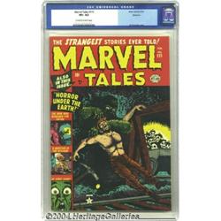 Marvel Tales #111 Spokane pedigree (Atlas, 1953) CGC VF+ 8.5 Off-white to white pages.