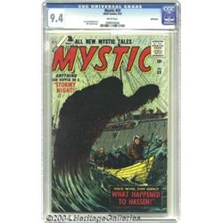 Mystic #59 Bethlehem pedigree (Atlas, 1957) CGC NM 9.4 White pages.