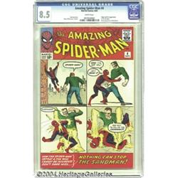 The Amazing Spider-Man #4 (Marvel, 1963) CGC VF+ 8.5 White pages.