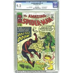 The Amazing Spider-Man #5 (Marvel, 1963) CGC NM- 9.2 White pages.