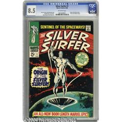 The Silver Surfer #1 (Marvel, 1968) CGC VF+ 8.5 Off-white pages.