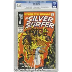 The Silver Surfer #3 (Marvel, 1968) CGC NM 9.4 Off-white to white pages.