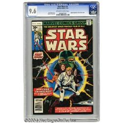 Star Wars #1 (Marvel, 1977) CGC NM+ 9.6 Off-white to white pages.