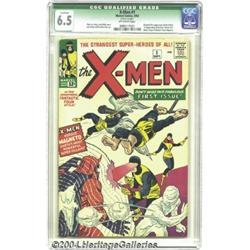 X-Men #1 (Marvel, 1963) CGC Qualified FN+ 6.5 Off-white pages.