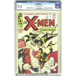 X-Men #1 (Marvel, 1963) CGC VG/FN 5.0 Off-white to white pages.