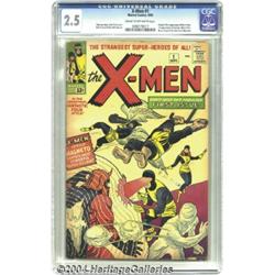 X-Men #1 (Marvel, 1963) CGC GD+ 2.5 Cream to off-white pages.