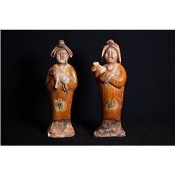 Sancai pottery figurine