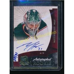 10-11 The Cup Gold Rainbow #95 Matt Hackett Auto