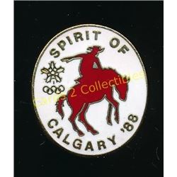 Spirit Of Calgary 88 Olympic Collector Pin