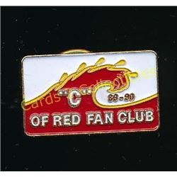 "C" Of Red Fan Club Collector Pin