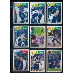 83-84 OPC Lot Of 9 Cards Mike Bossy, Dave