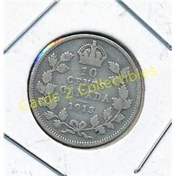 1913 Canadian Silver King George Dime