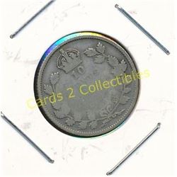 1920 Canadian Silver King George Dime