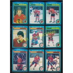 1979-80 OPC Lot Of 9 NHL Player Cards