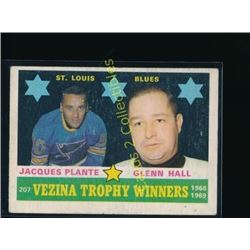 1969-70 O-Pee-Chee #207 Jacques Plante/Glenn Hall