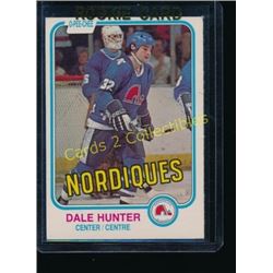 1981-82 O-Pee-Chee #277 Dale Hunter RC