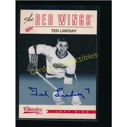 2012-13 Classics Signatures Auto Ted Lindsay