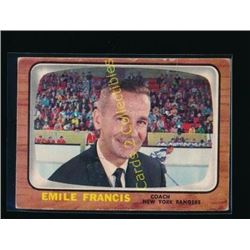 1966-67 Topps #21 Emile Francis CO RC