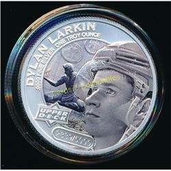 2017 UD Grandeur 1oz Silver Coin Dylan Larkin