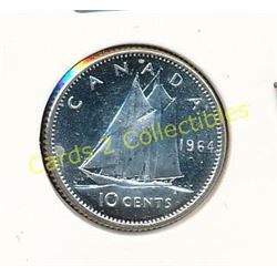1964 Canadian Silver Dime