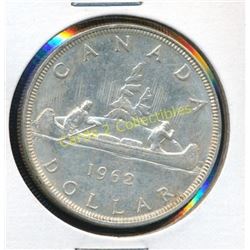 1962 Canadian Silver $1 Coin