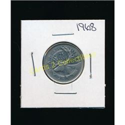 1968 Canadian Silver Quarter