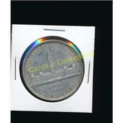 1939 Canadian Silver King George $1 Coin