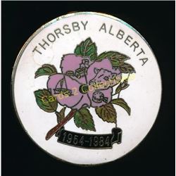 Thorsby Alberta 1954-1984 Enameled Collector Pin