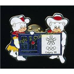 GM Calgary Olympics Mascott Collector Pin