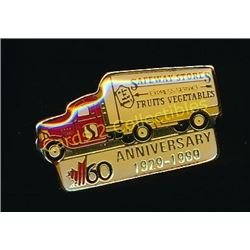 Safeway 60th Anniversary Collector Pin
