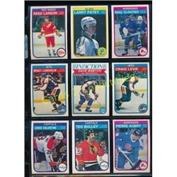 1982-83 Lot of 9 Various NHL Player Cards