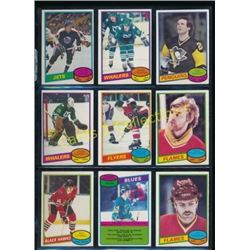 1980-81 Lot of 9 Various NHL Player Cards