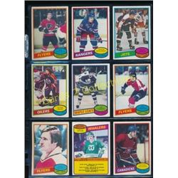 1980-81 Lot of 9 Various NHL Player Cards
