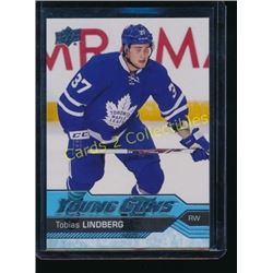 16-17 Upper Deck #491 Tobias Lindberg YG RC