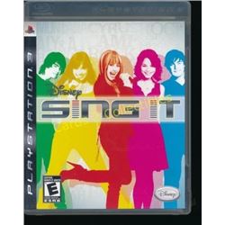 PS3 Disney Sing It Video Game With Manual