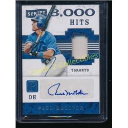 2016 Panini Pantheon Script #2 Paul Molitor