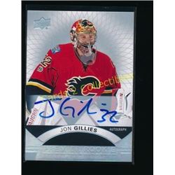 2017-18 UD Premier Silver Auto Jon Gillies