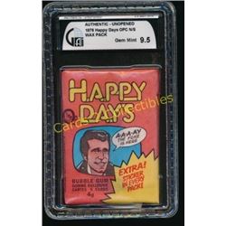 GAI Graded Gem Mint 9.5 Happy Days Card Pack