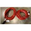 Image 2 : 2 NEW RED 50FT EXTENTION CORDS