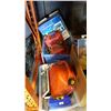Image 1 : BOX OF TOOLS AND EXTENTION CORDS AND JERRY CANS