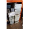Image 1 : LARGE LOT OF SMALL PLASTIC TOTES AND LIDS