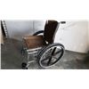 Image 2 : FOLDING BROWN WHEELCHAIR
